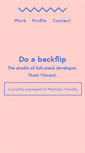 Mobile Screenshot of doabackflip.com